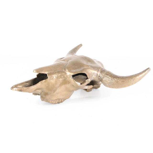 Vintage Wall Sculpture in Gilt Metal, 1970s For Sale - Image 9 of 11