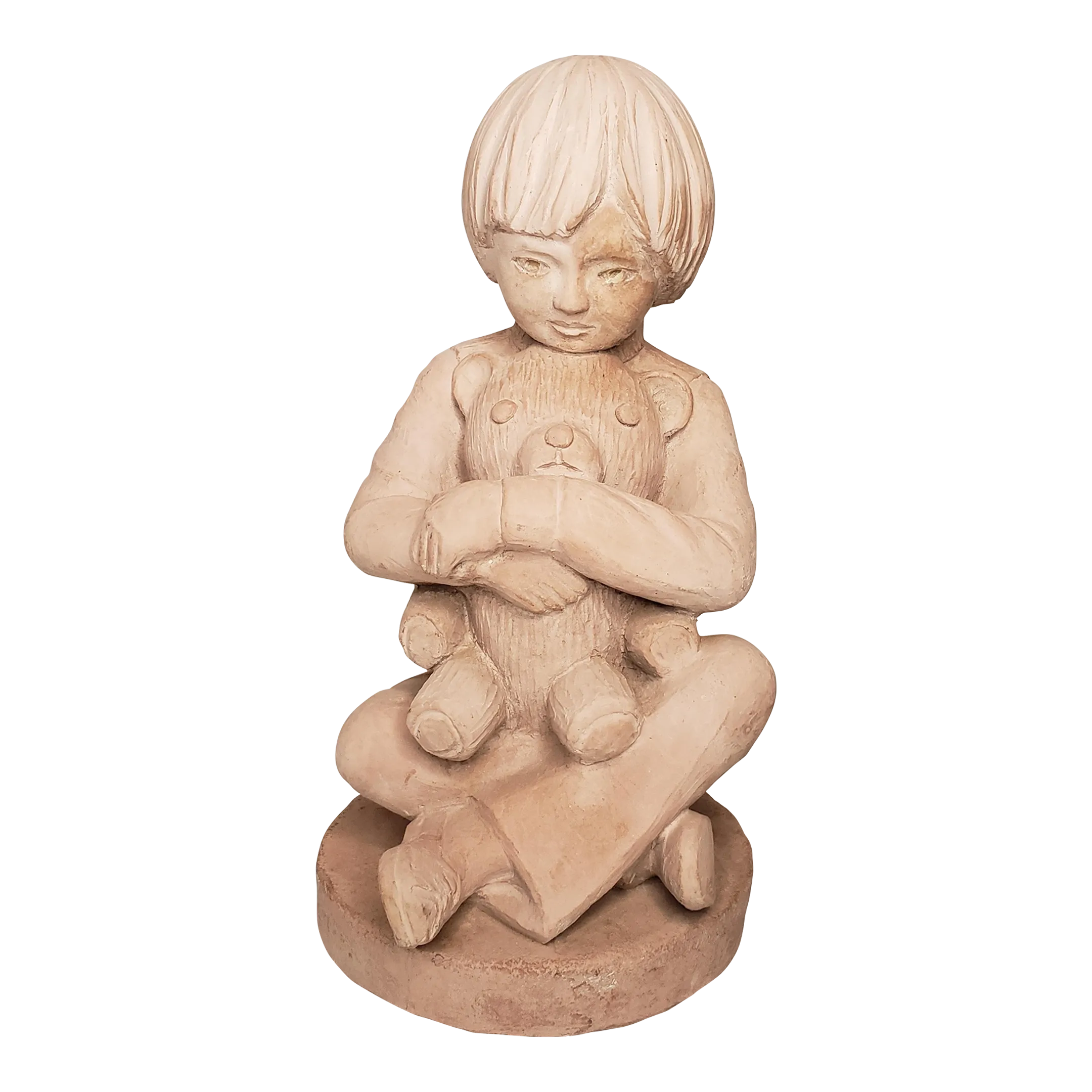 Vintage 1982 Austin Productions Sculpture Signed Hannon Child With