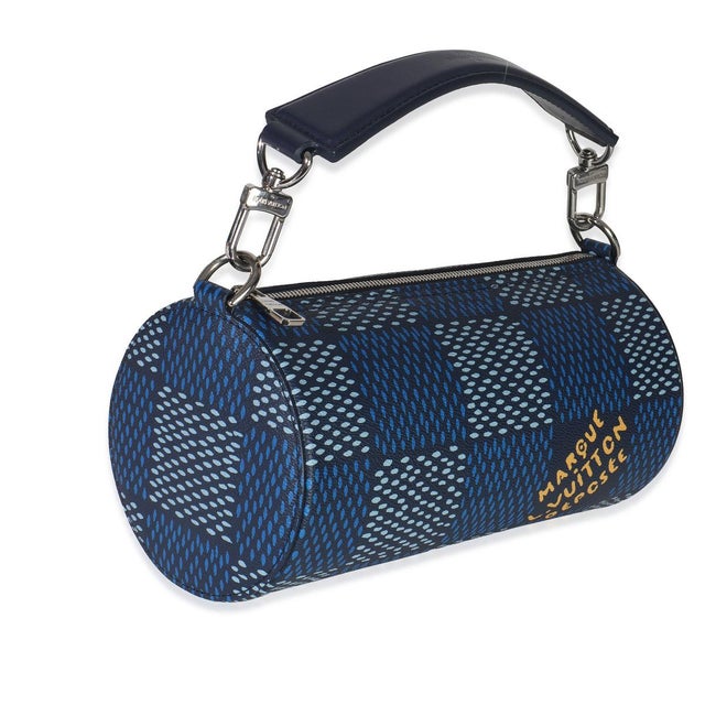 Traditional Damier Heritage Canvas Soft Polochon PM For Sale - Image 3 of 8