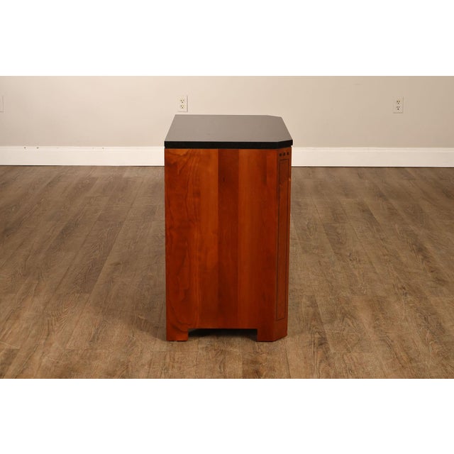 Stickley 21st Century Collection Pair of Granite Top Cherry Nightstands For Sale - Image 15 of 18