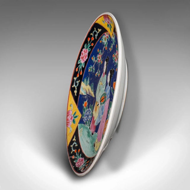 1900's Victorian Antique Decorative Plate For Sale - Image 6 of 8