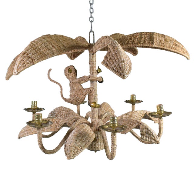 Mario Lopez Torres Single Monkey Chandelier For Sale - Image 9 of 9