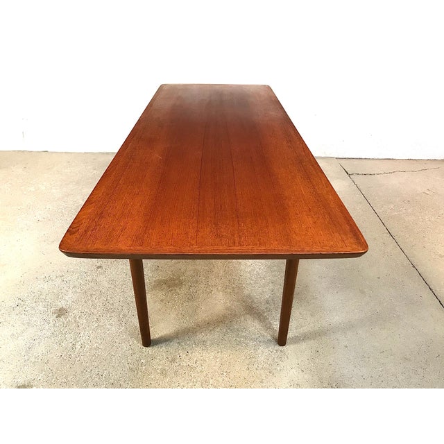 Wood Large Mid-Century Danish Teak Coffee Table, 1960s For Sale - Image 7 of 18