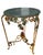 Italian Charles Pollock for William Switzer Iron & Marble Italian Side Table For Sale - Image 3 of 7