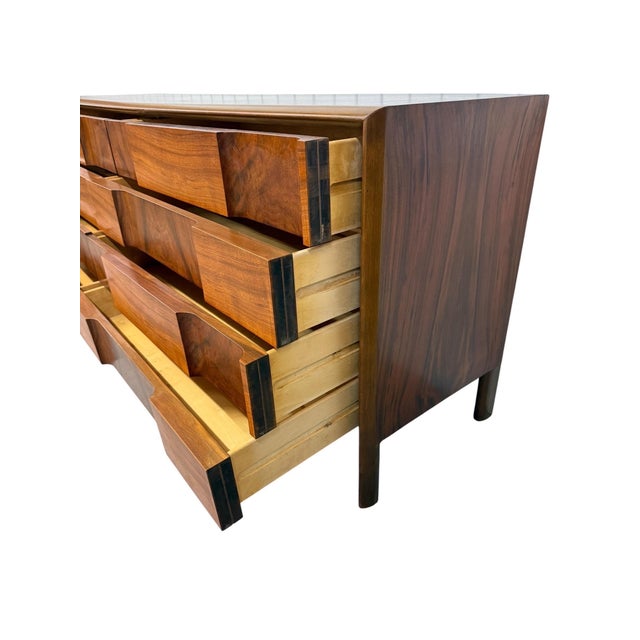 Mid-Century Swedish Modern Edmond Spence Brutalust 8-Drawer Dresser For Sale - Image 10 of 13