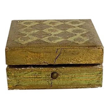 19th Century Pistachio Florentine Box For Sale
