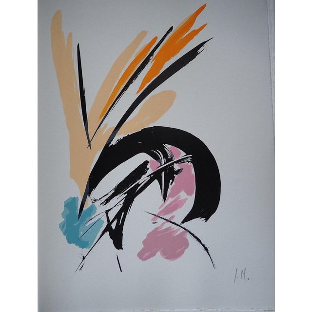 Jean Miotte, The Constant Eye, The Light, 2001, Original Color Lithograph For Sale - Image 5 of 5