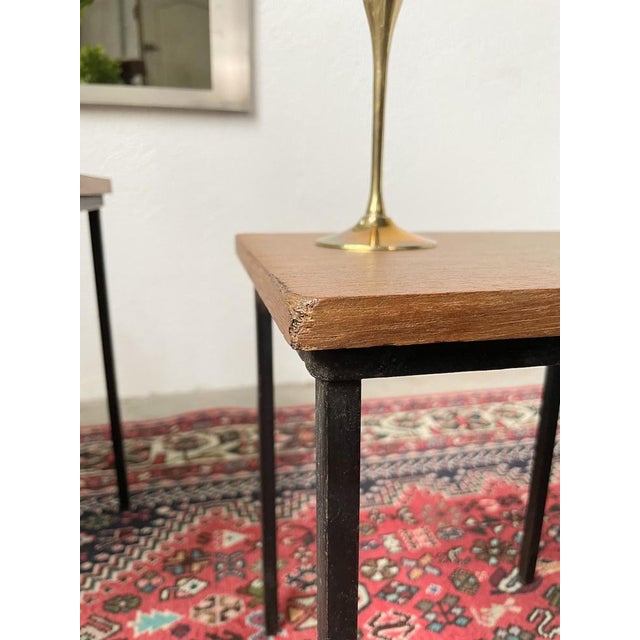 Modernist Teak Nesting Tables, 1950s, Set of 3 For Sale - Image 15 of 18
