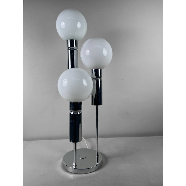 Hollywood Regency Table Lamp with Globes from Solken Leuchten, 1970s For Sale - Image 3 of 18