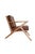 About New bentwood armchair with wood seat and back and brown skin cushions Ideal for hospitality Measures: Arm height...