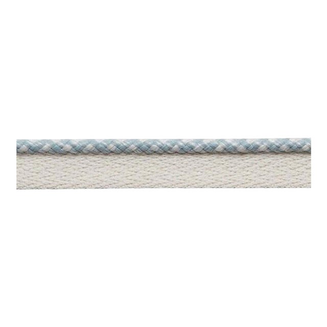 Sample - Schumacher Keaton Lip Cord Indoor & Outdoor in Cloud For Sale