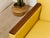 Mid 20th Century Yellow Vintage Sofa With Wood Arms For Sale - Image 5 of 10