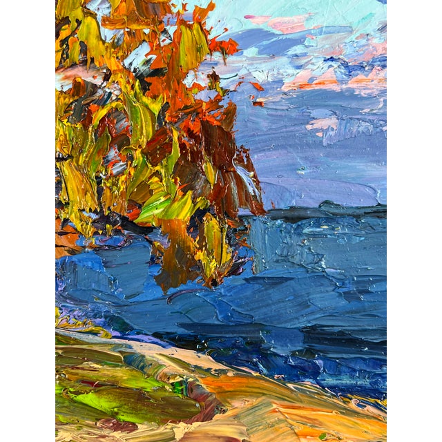 Oil Painting River Bank Serdyuk Boris Petrovich For Sale - Image 4 of 11