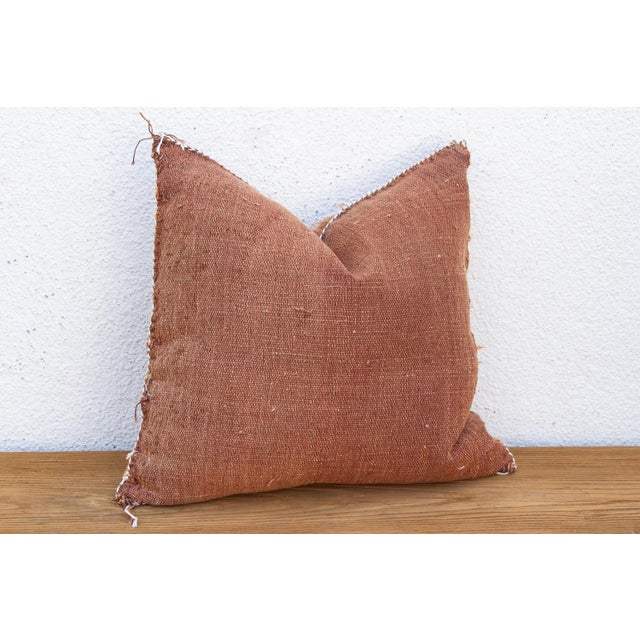 Rusted Column Cactus Silk Moroccan Pillow For Sale In Los Angeles - Image 6 of 8