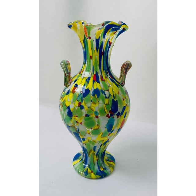 Vintage Murano Glass Amphora from Fratelli Toso, 1970s For Sale - Image 9 of 14