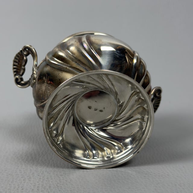 800 Silver Sugar Bowl, 1970 For Sale - Image 6 of 13