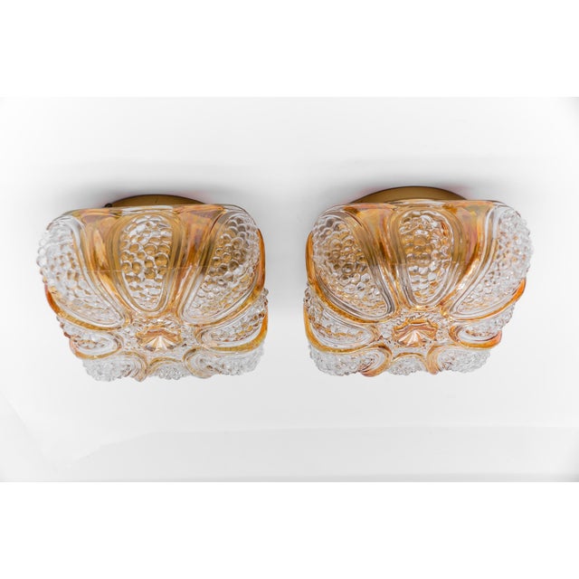 Bubble Glass Flush Mounts, Limburg, 1960s, Set of 2 For Sale - Image 13 of 18