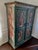 This remarkable and heavy Spanish Colonial armoire is a museum-worthy example of sacred ecclesiastical furniture,...