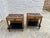 Bedside Tables in Oak & Ceramics by Guillerme et Chambron, France, 1960s, Set of 2 For Sale - Image 10 of 18