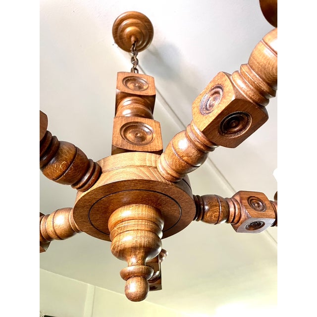 French Basque Pendant Light, 1960 For Sale - Image 4 of 10