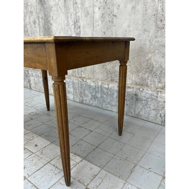 Desk in Walnut, 1930s For Sale - Image 9 of 11