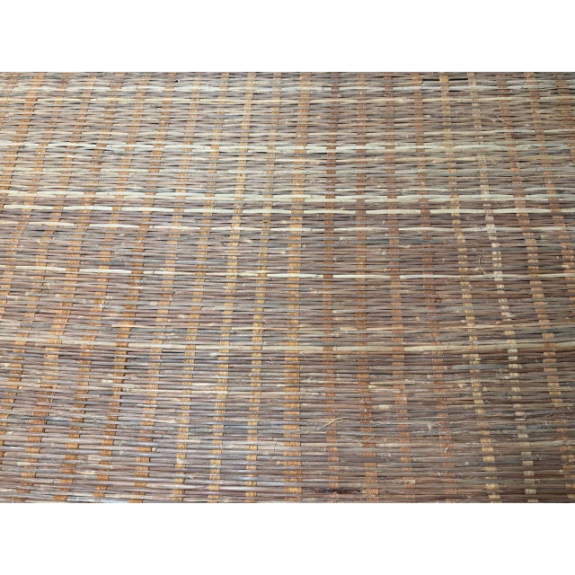 Andrianna Shamaris Handwoven and Bamboo Bark Mat For Sale - Image 18 of 18