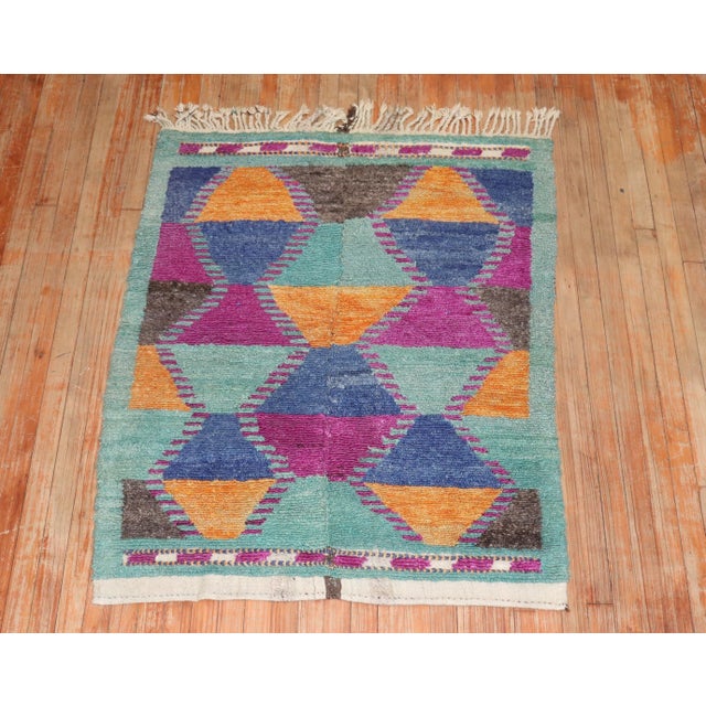 Zabihi Collection Vintage Tulu Rug - 3'7" x 4'7" For Sale - Image 9 of 9