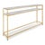 Regina Andrew Echelon Console Table, Natural Brass For Sale - Image 4 of 4