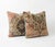Mid-Century Modern Bohemian Turkish Rug Pillow Cover 20'' X 20'' - Set of Two For Sale - Image 3 of 4