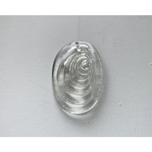 Vintage Scandinavian Art Glass Wall Deco Hanger, 1970s For Sale - Image 10 of 15