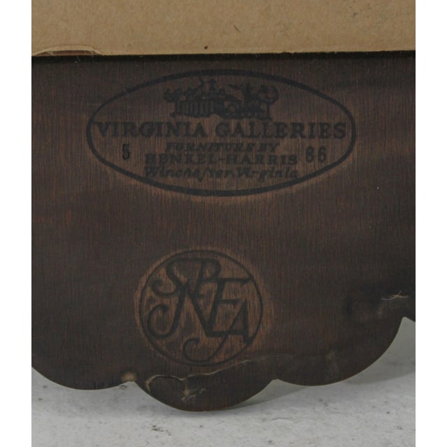 Henkel Harris Chippendale Model H-10 Mahogany Mirror For Sale - Image 11 of 12