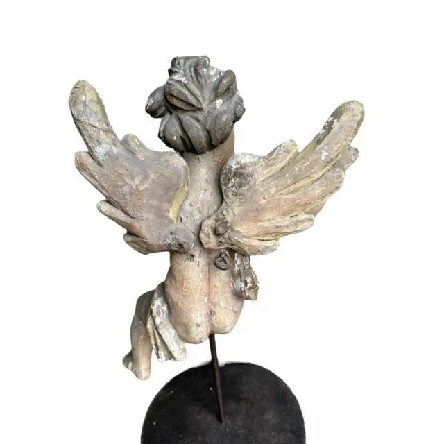 Pair of Early 18th Century Baroque Putti Cherub Sculptures For Sale In Aspen - Image 6 of 10
