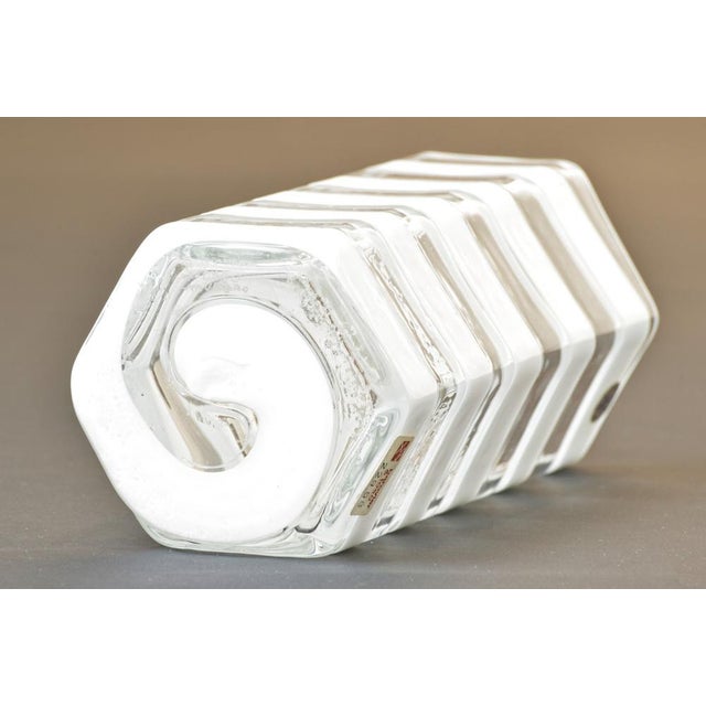 Glass Murano Glass Vase by Ercole Barovier for Barovier & Toso, Italy, 1968 For Sale - Image 7 of 11