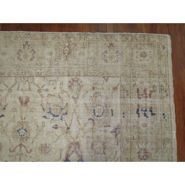 Zabihi Collection Worn Turkish Rug For Sale - Image 4 of 7