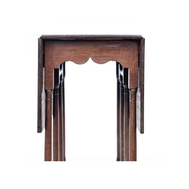 Late 18th Century 18th Century English Mahogany Spider Leg Drop-Leaf Table, Circa 1780 For Sale - Image 5 of 8