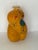 Glass Late 20th Century Joan Miró Style Sculptural Yellow Hand Painted Art Glass Vase For Sale - Image 7 of 7
