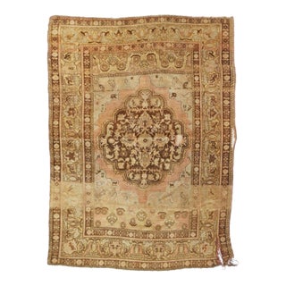 Vintage Turkish Rug 4'6'' X 6'5'' For Sale