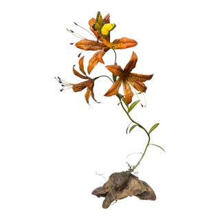 1970s Charles Allen Sculpture - Tiger Lilies For Sale