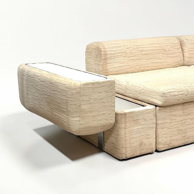 Tito Agnoli Double Sofa Bed by Tito Agnoli for Cinova, 1970s For Sale - Image 4 of 9