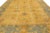 Modern Goldenrod Modern Turkish Oushak Handmade Floral Oversize Wool Rug For Sale - Image 3 of 11