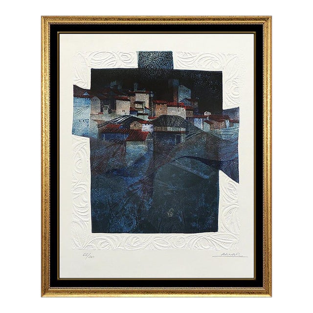 Late 20th Century Village en Bleu, Sunol Alvar For Sale
