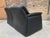 Animal Skin Two-Seater Sofa in Black Genuine Leather by Hans Kaufeld for de Sede, 1980s For Sale - Image 7 of 15