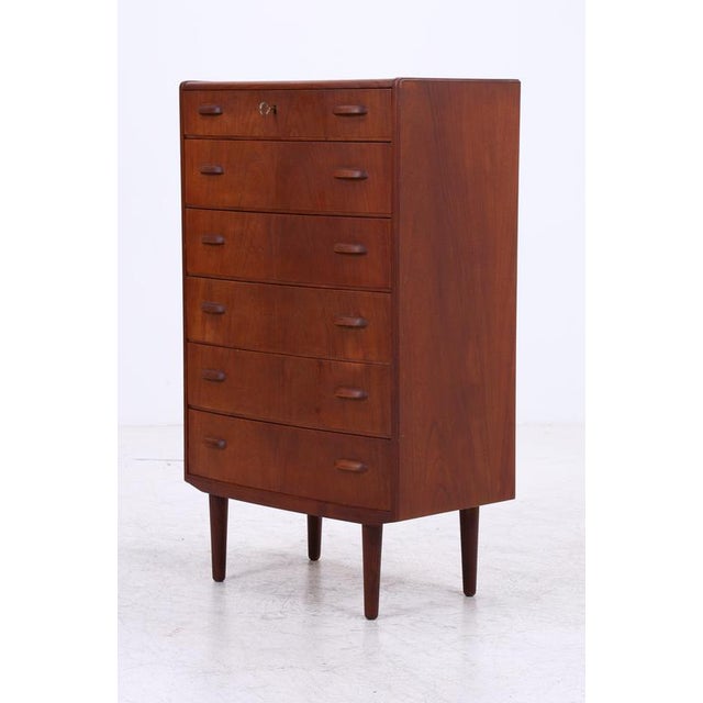 Mid-Century Teak Chest of 6 Drawers For Sale - Image 12 of 13