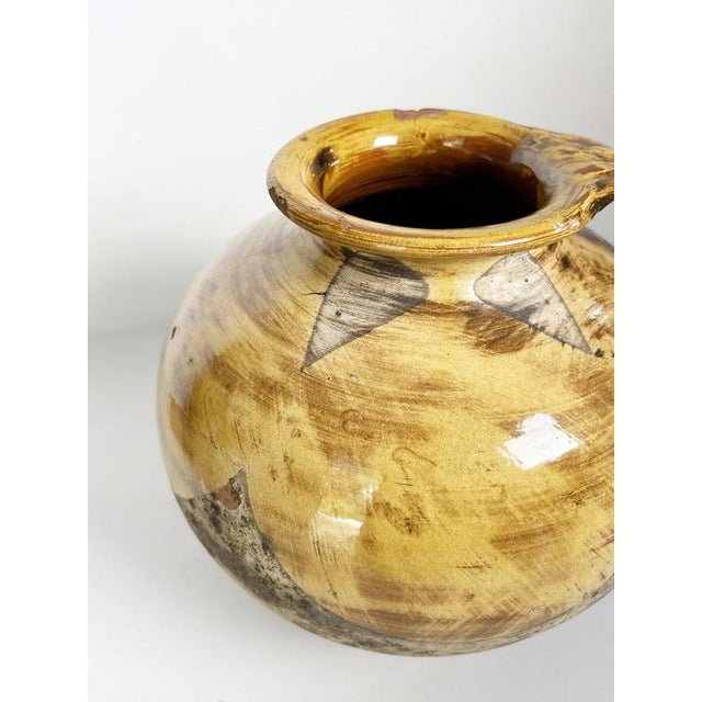 1960s Vintage French Glazed Pottery Jar, 1960s For Sale - Image 5 of 12