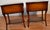 1940s Shaw Decorating Corp English Regency Satinwood Pair Side Tables End Tables For Sale - Image 13 of 14