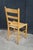 Wood 6 Antique Country Farmhouse Maple Ladderback Woven Rattan Dining Chairs For Sale - Image 7 of 12