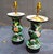 Chinoiserie Pair of Vintage Chinese Cloisonné Vase Lamps For Sale - Image 3 of 9