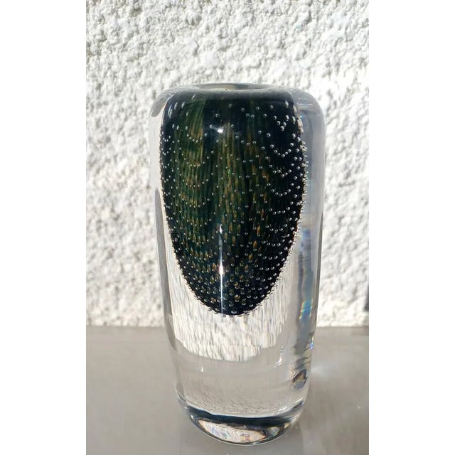 Glass Art Glass Kraka Vase by Sven Palmqvist for Orrefors For Sale - Image 7 of 12