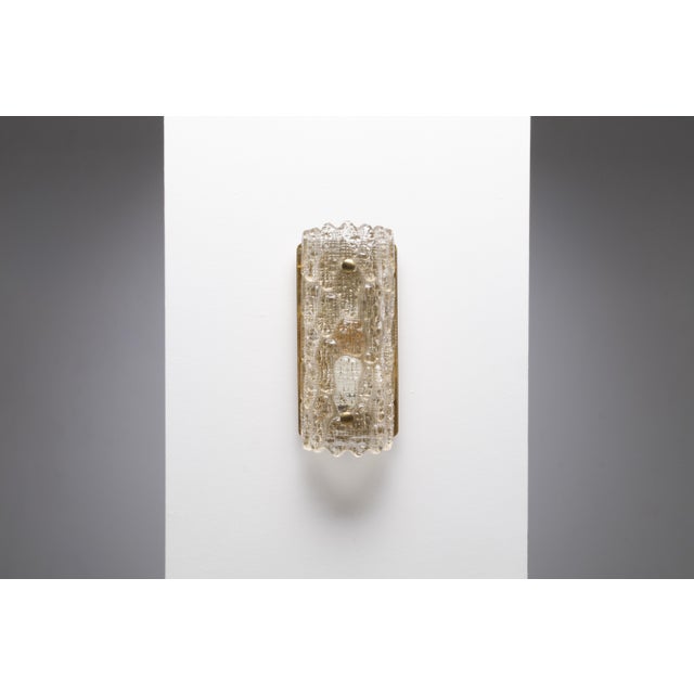 Wall Lamp by Carl Fagerlund for Orrefors, in Good conditions. Designed 1960 to 1969 This piece is attributed to the...