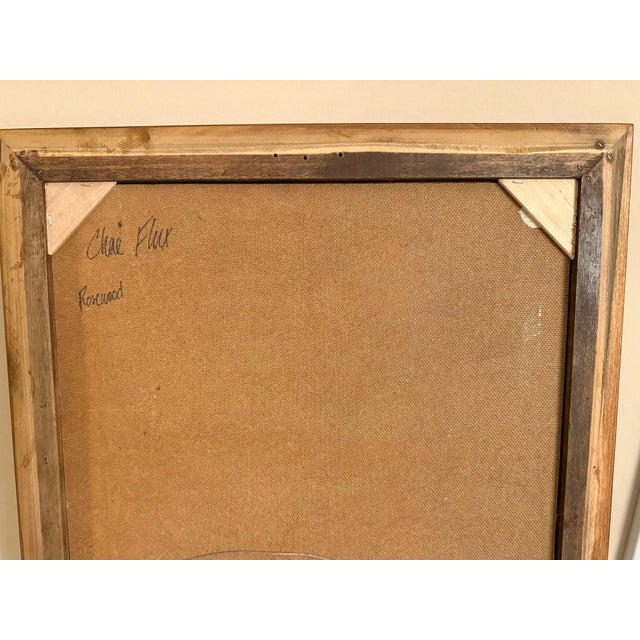 1990s Abstract Acrylic Painting by Chae Flux, Framed For Sale - Image 9 of 9